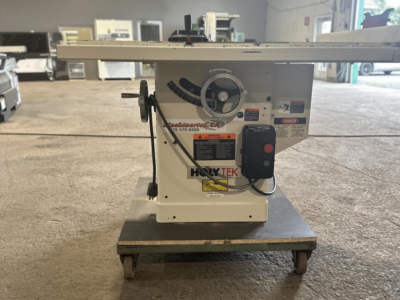 ** SOLD ** Banc de scie Holytek UOTS-12R