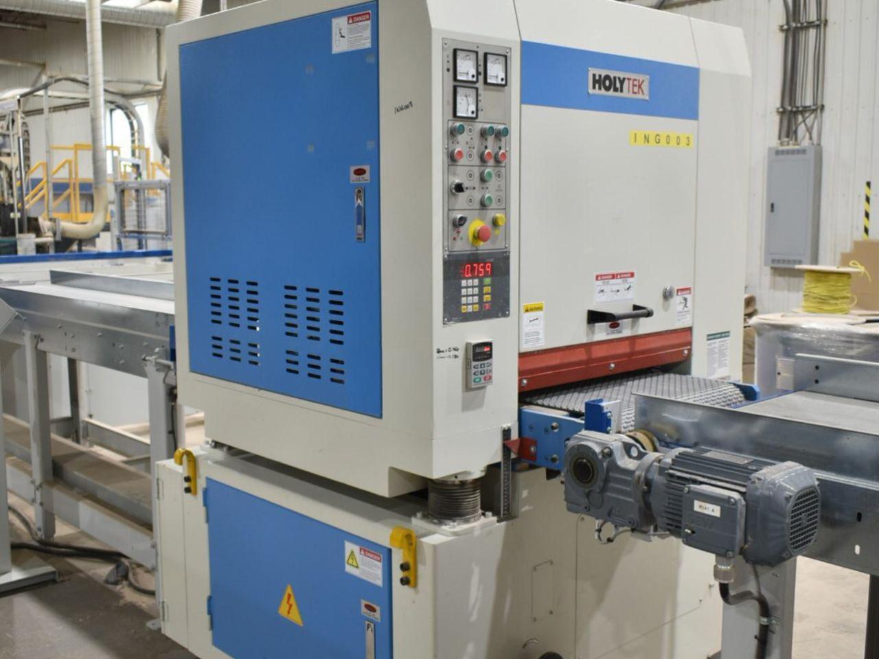 Sold - Wide belts sandblaster