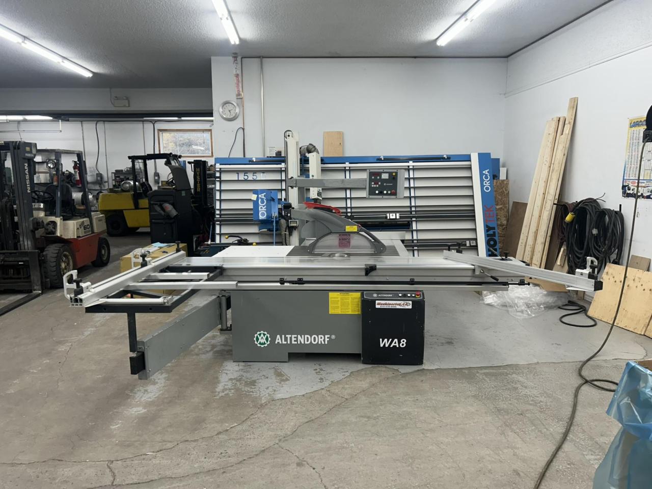 Scie à panneaux table coulissante Altendorf WA8-X